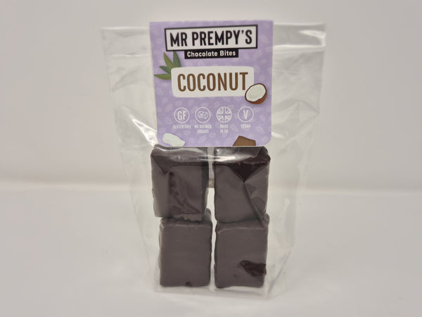 Mr Prempy's vegan chocolate coconut bites