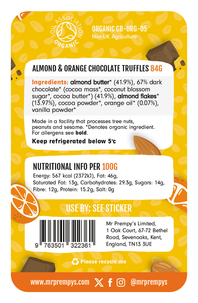 
                  
                    4 X Almond & Orange Chocolate Truffles
                  
                