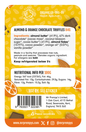 
                  
                    4 X Almond & Orange Chocolate Truffles
                  
                