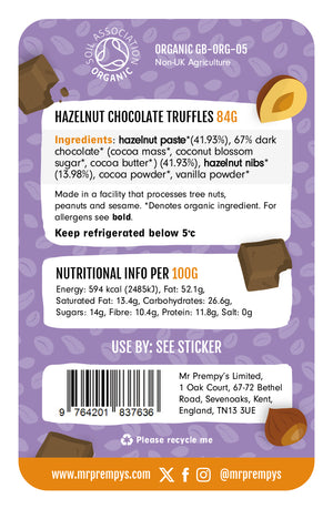 
                  
                    4 X Hazelnut Chocolate Truffles
                  
                