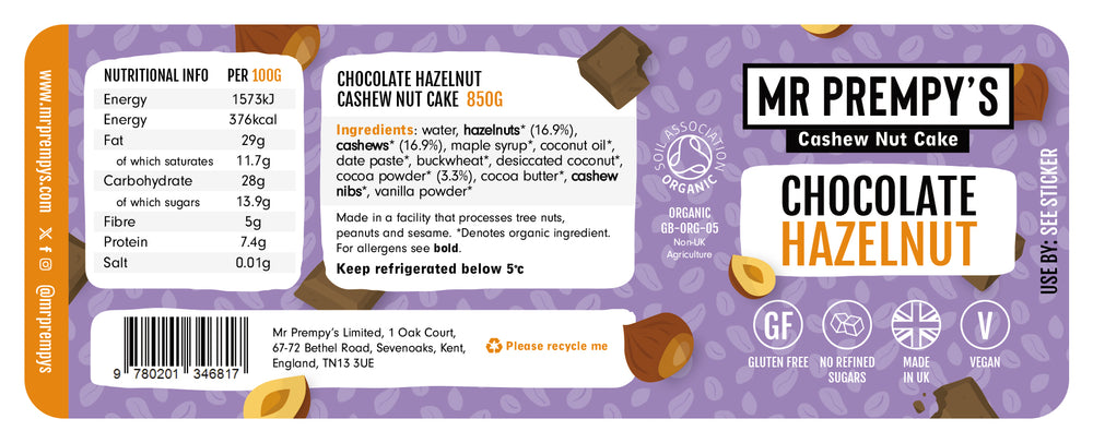 
                  
                    9 X Chocolate Hazelnut Cashew Nut Dessert - Case
                  
                