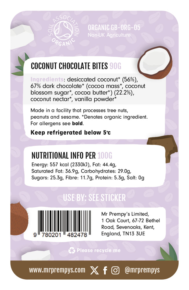 
                  
                    4 X Chocolate Coconut Bites
                  
                