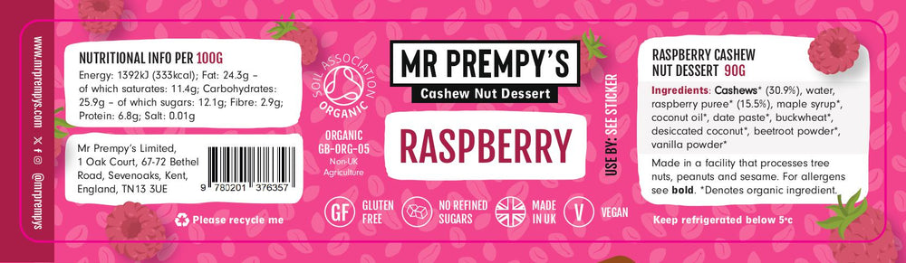 
                  
                    9 X Raspberry Cashew Nut Dessert - Case
                  
                