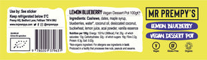 
                  
                    9 X Lemon Blueberry Vegan Dessert Pot - Case
                  
                